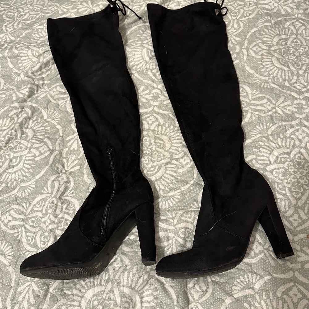 Thigh High Black Boots